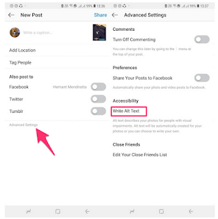 Begini Cara Menambahkan Teks Alternatif di Instagram