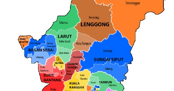 Peta Perak  Malaysia Perak  Maps PETA HD