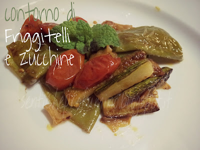 Contorno di Friggitelli e zucchine al profumo di menta