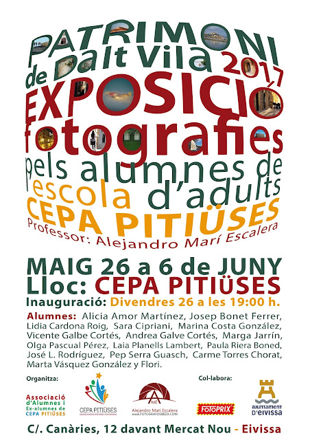 Cursos y talleres de fotografía en Ibiza, sant Antoni, Santa Eulalia impartidos por el fotógrafo de Ibiza Alejandro Marí Escalera