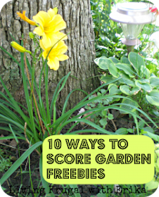 10 Ways to Score Garden Freebies by Living Frugal with Erika