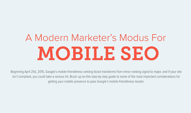 A Modern Marketer's Modus for Mobile SEO