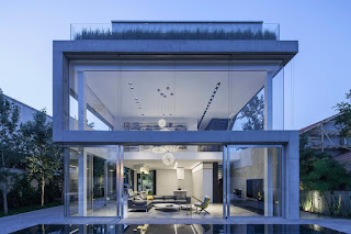 Contemporary Concrete and Glass House