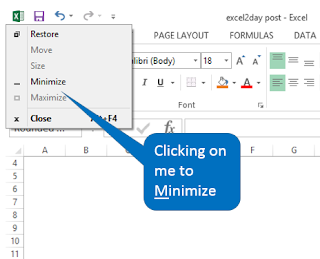 exceltip2day: 5 alternative shortcut workbook fold