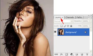Seleksi Helai Rambut Dengan Photoshop