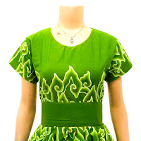 DB 2902 - Mode Baju Dress Batik Modern Terbaru 2013