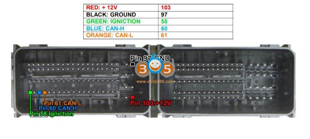 KT200 Read and Write Ford Transit SID211 4