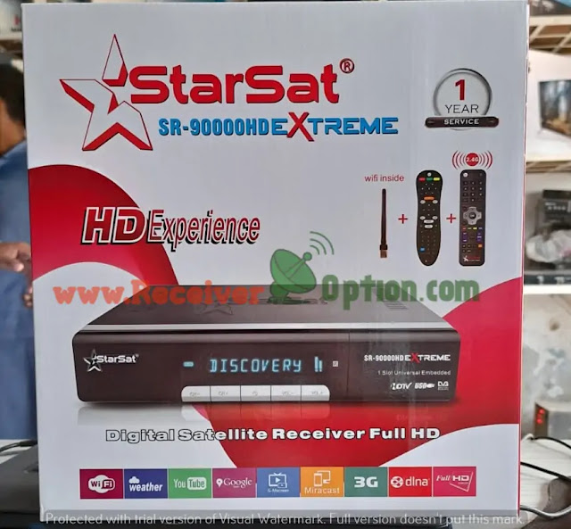 STARSAT SR-90000HD EXTREME RECEIVER NEW SOFTWARE V3.16 14 APRIL 2023