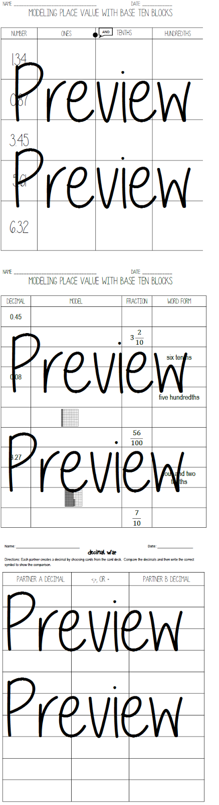 https://www.teacherspayteachers.com/Product/5th-Grade-Introduction-to-Decimals-Unit-1472230