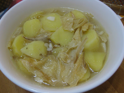 RESEPI NANNIE: SUP UBI KENTANG
