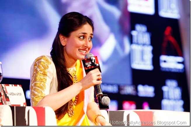 Kareena Kapoor hot yellow saree 5