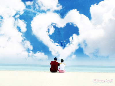 Strand Liebe Wallpaper