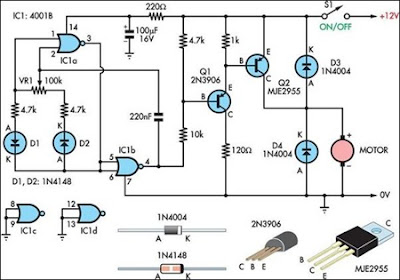  Dual Basic Motor Speed Controllers Circuit Diagram fig 2