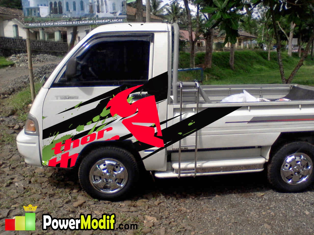 Gambar Cutting Sticker Mobil Pick Up T120ss Duniaotto