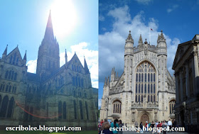 catedral de Salisbury, abadía y termas romanas de Bath