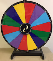 giant color spinning wheel Suzuki Method group class teaching resource