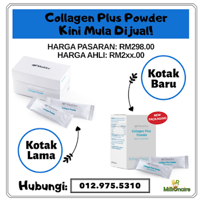 Collagen Powder Shaklee Dengan Bungkusan Baru