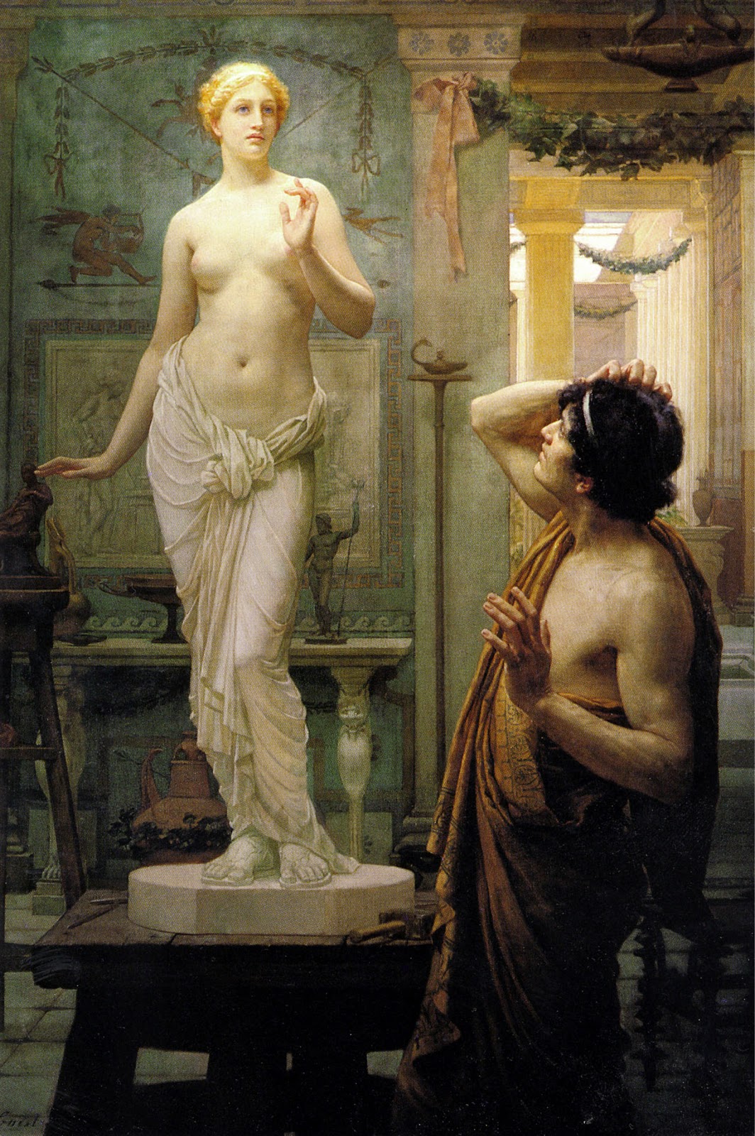 Ernest Normand: Pygmalion et Galatée, 1881