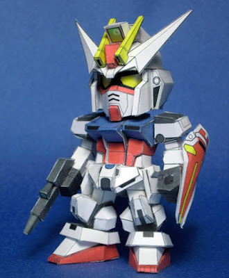 SD GATX105 Strike Gundam Papercraft