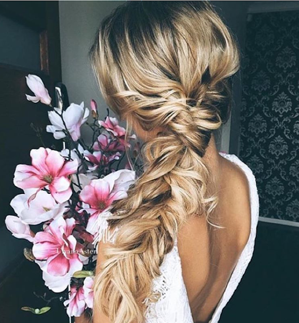 Una trenza es el peinado perfecto para una novia romántica - Foto: Instagram