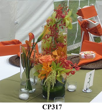 Caribbean Tropical wedding centerpiece Photograph kauaiflowerscom