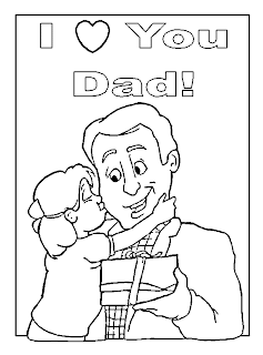 fathers day cards, fathers day coloring pages