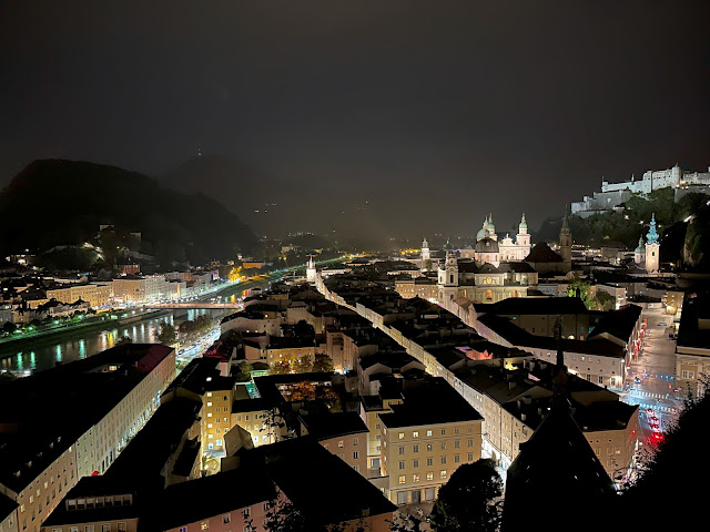 Mönchsberg night view