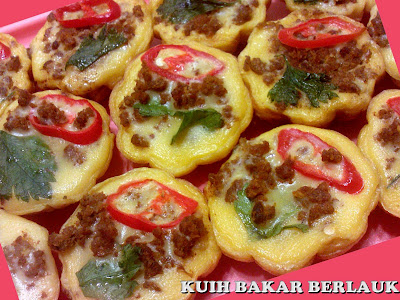 Riezanie's Recipe Collections: KUIH BAKAR MANIS/ BAKAR BERLAUK