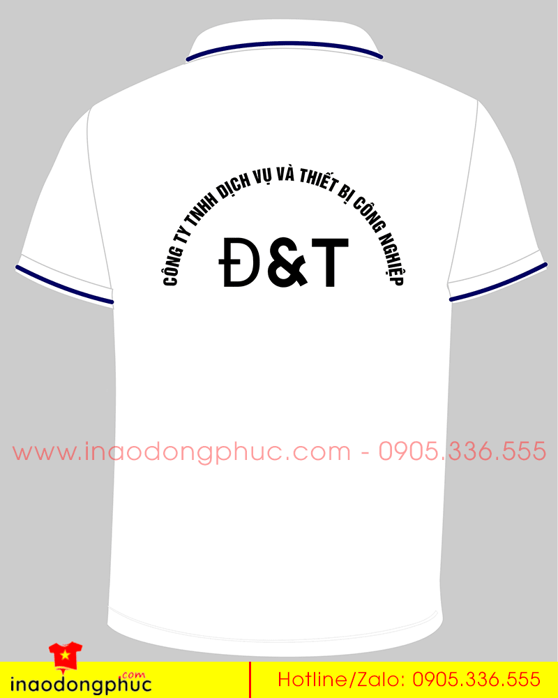 In áo phông Công ty TNHH dịch vụ và thiết bị công nghiệp Đ&T
