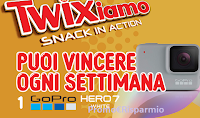 Logo Concorso ''Snack in Action' : vinci 44 GoPro Hero7 