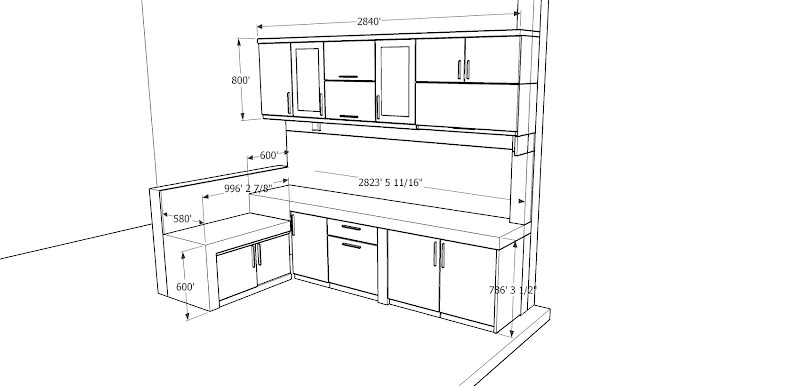 Trend Terbaru Tinggi Meja Dapur Standar, Konsep Penting!