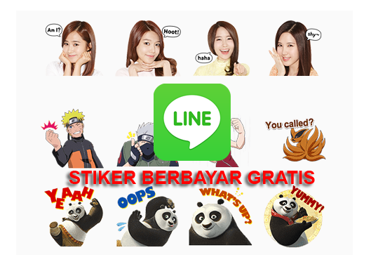 Trik Cara  Mendapatkan  Sticker Line  Gratis  Dan Koin Line  Gratis 