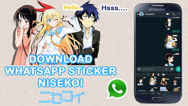  Download  Stiker  Whatsapp  Anime  Nisekoi False Love 
