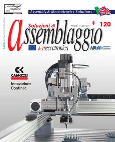 Assemblaggio 120 - Maggio & Giugno 2017 | ISSN 1973-7254 | TRUE PDF | Bimestrale | Professionisti | Meccanica
Nata nel 1999, Assemblaggio è la rivista tecnica italiana che per prima ha saputo cogliere con sguardo attento l’importanza delle tecniche di montaggio nell’automazione industriale. Non solo descrizioni tecniche di apparecchiature e sistemi, ma articoli applicativi per toccare con mano la costante evoluzione di un mercato che richiede sempre più flessibilità, precisione e prestazioni elevate. Dalle linee di montaggio alle tavole rotanti, dai sistemi di visione ai robot, dalle soluzioni per l’handling ai pick & place fino alla movimentazione: sulle pagine di Assemblaggio, tutte le informazioni relative alle nuove tendenze per stare sempre al passo con i tempi.