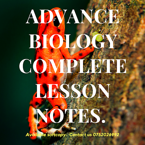 A-LEVEL BIOLOGY NOTES TANZANIA PDF | ADVANCED LEVEL BIOLOGY NOTES ALL TOPICS.