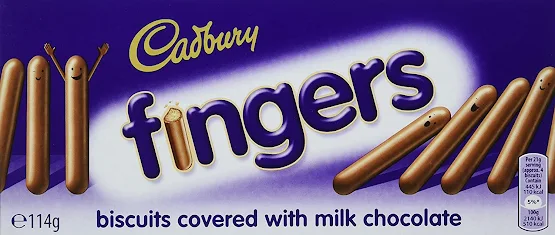 Cadbury Milk Chocolate Fingers Cookies