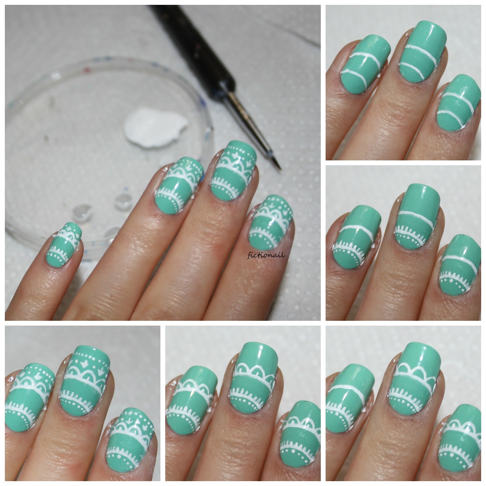 Bridal Dotting lace nail sticker/Butterfly Circle Dots 3D Nail Art Sti –  MakyNailSupply