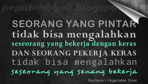 Drama Quote - Bachelor's Vegetable Store - Pepatah Bijak 