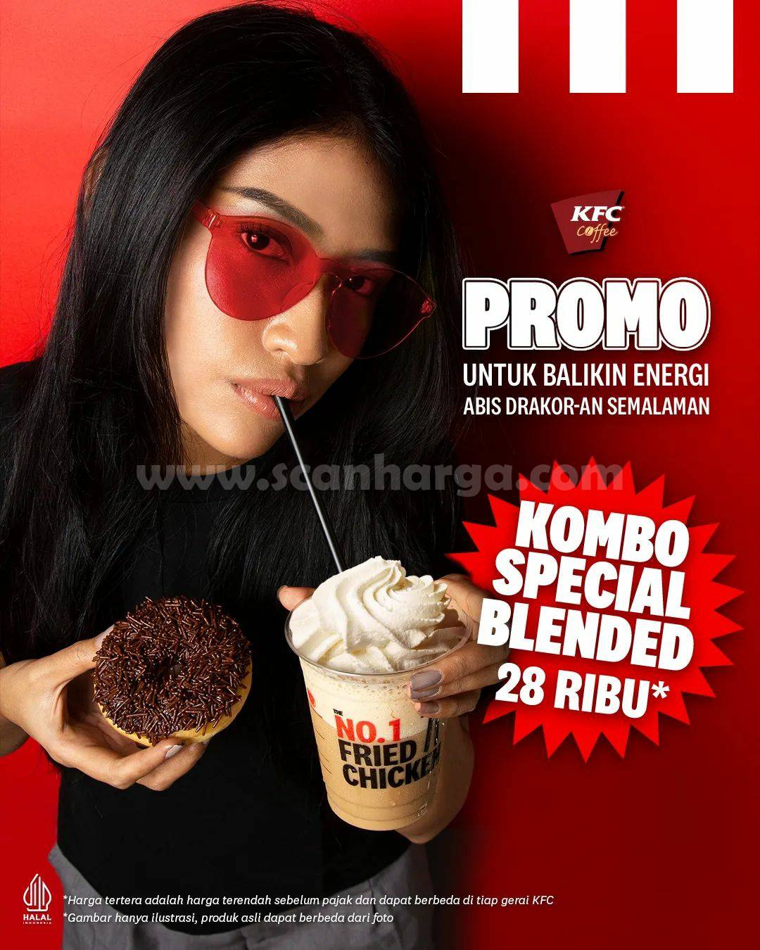 Promo KFC KOMBO SPECIAL BLANDED Hanya Rp. 28 Ribu