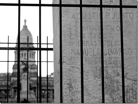kilómetro cero mojon congreso