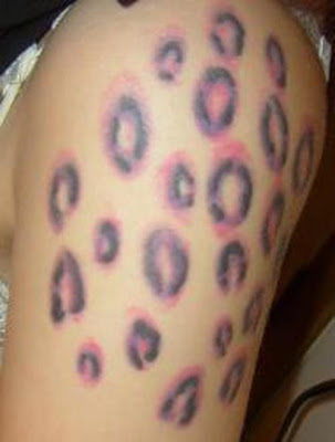 cheetah tattoo. cheetah print tattoos.