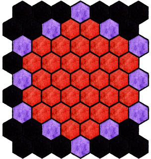 6 mile hex in 1 mile sub-hexes template  2