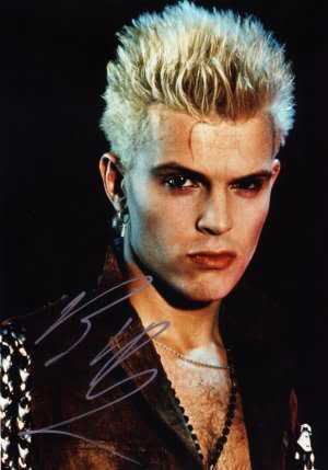 Punk Cool Blonde Haircut from Billy Idol