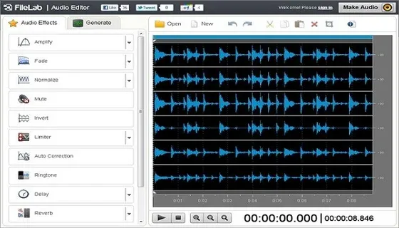 قاطع الصوت FileLab Audio Editor