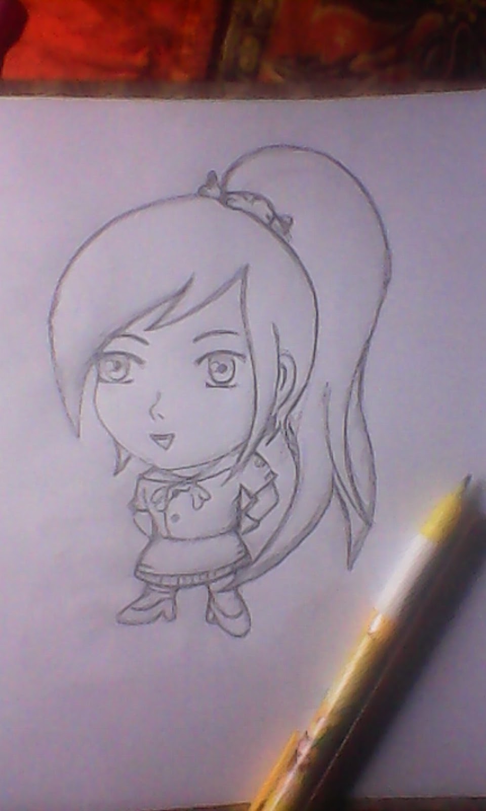 Kartun Anime Sketsa Anime