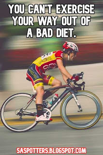 You can't exercise your way out of a bad diet.