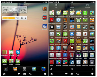 How to install go launcher for kindle fire