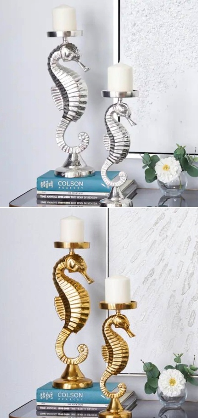 Seahorse Candle Holders