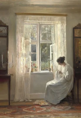 Carl Vilhelm Holsoe Danish Artist  interior paintings