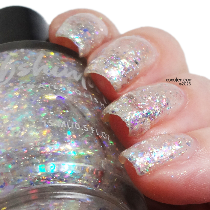 xoxoJen's swatch of KBShimmer Ice and Easy